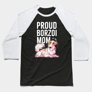 Borzoi-Mom Baseball T-Shirt